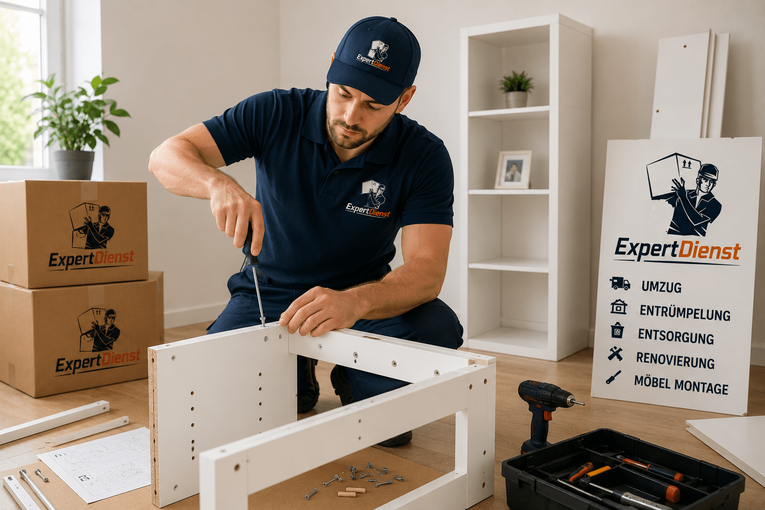 Möbelmontage beim Umzug – Professioneller Auf- und Abbau vom Experten